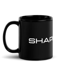 Alternative view of Shaperwave - Black Glossy Mug