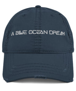 Alternative view of A Blue Ocean Dream - Distressed Dad Hat