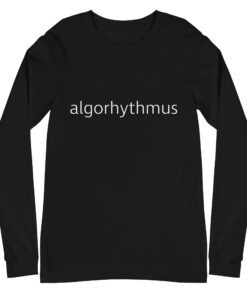 Alternative view of Algorhythmus - Long Sleeve Tee