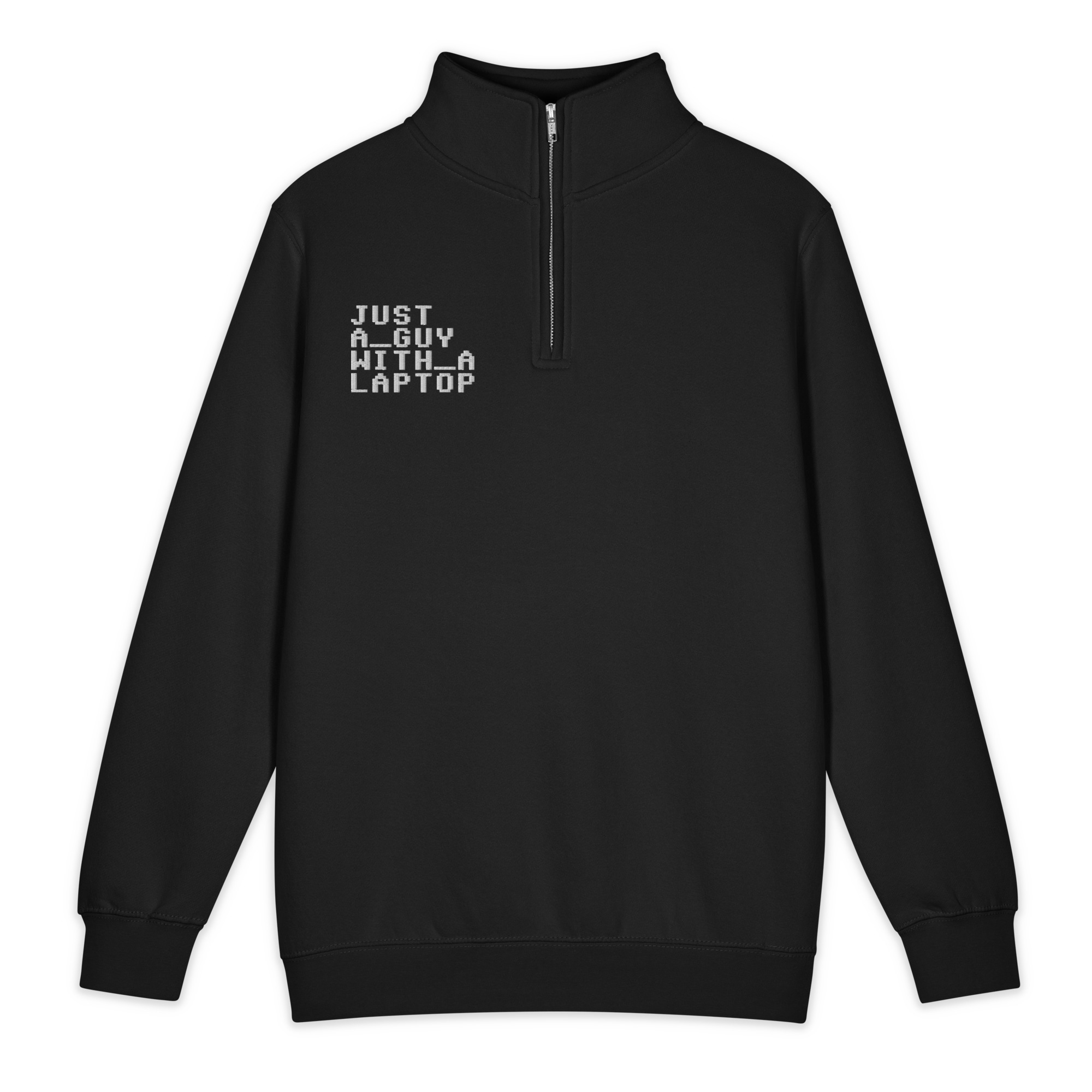 Just A Guy With A Laptop – Lane Seven LS14014 Premium 1/4 Zip Sweatshirt