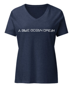 Alternative view of A Blue Ocean Dream - Women’s relaxed v-neck t-shirt