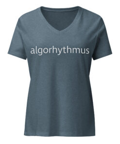 Algorhythmus – Women’s relaxed v-neck t-shirt