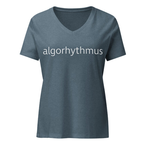 Algorhythmus – Women’s relaxed v-neck t-shirt